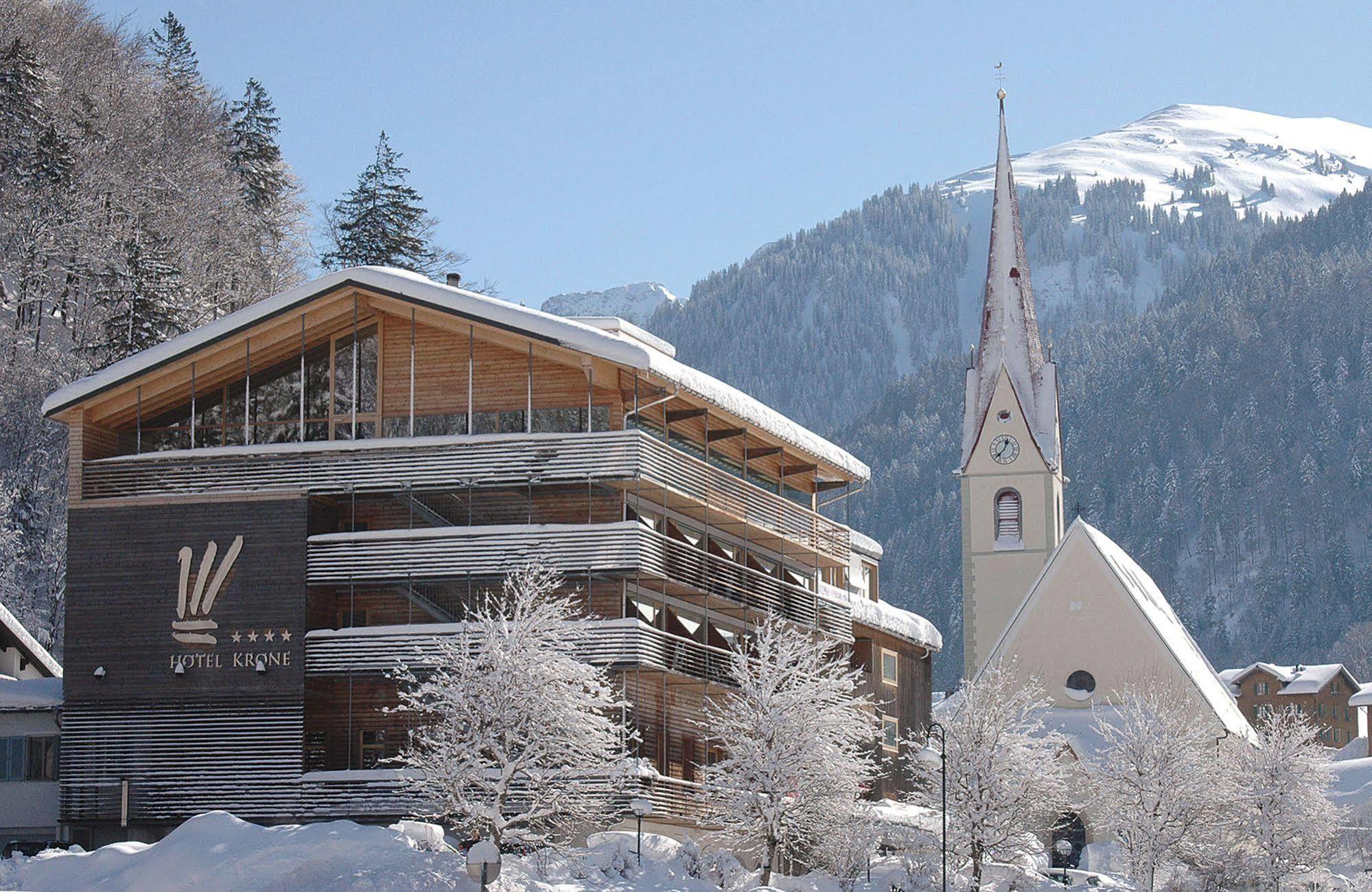 Au (Vorarlberg) Hotel Krone In Au מראה חיצוני תמונה